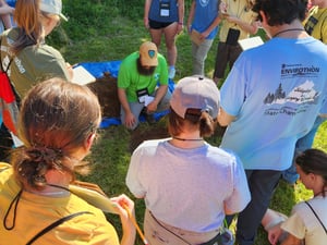 Soils Station 2023 NCF-Envirothon New Brunswick Canada